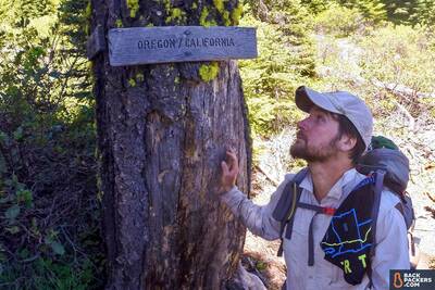 Section Hiking the Pacific Crest Trail marble the oregon california border