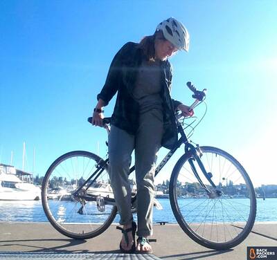 Bedrock-Sandals-Cairn-3D-review-biking-with-sandals