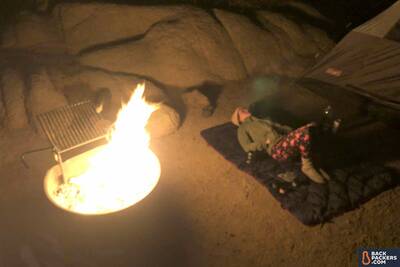 Rumpl-Down-Puffy-Blanket-review-night-campfire