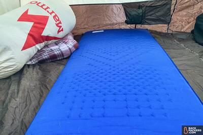 Therm-a-Rest Luxury Map review fully inflated luxury map