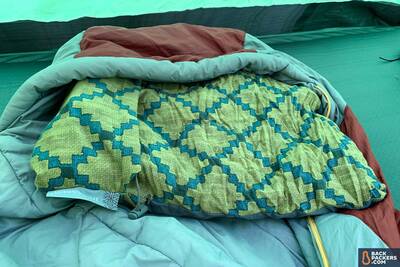 Therm-a-Rest-Compressible-Pillow-review-in-sleeping-bag