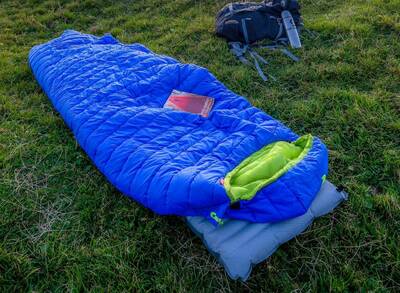evo sleeping bag how to repair gear