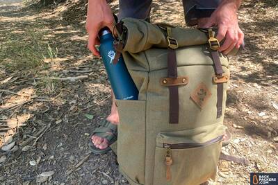Revelry-Supply-Drifter-Bag-water-bottle-pocket