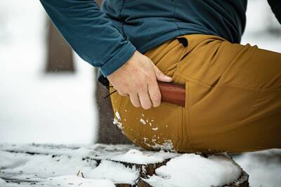 LIVSN EcoTrek Trail pants stash pocket