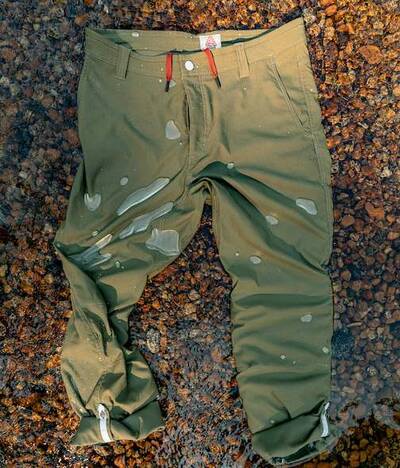 LIVSN EcoTrek Trail pants water resistance square