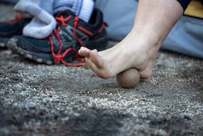Rawlogy cork massage ball foot hiking