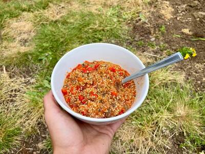 Bushka's Kitchen Unstuffed Pepper Cooked