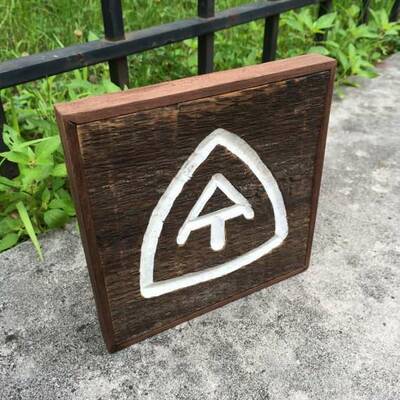 appalachian trail love custom backpacking signs trailsigns