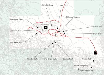 joshua-tree-indian-cove-rock-climbing-map Every National Park Service Map