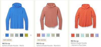 REI Co-op Hoodies for running