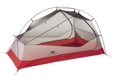 REI quarter dome 2 person tent in red