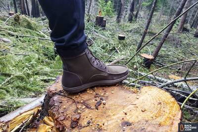 Lems Boulder Boots review Boot_Profile_on_stump