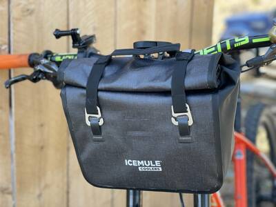 ice mule impulse cooler can be attached to your hardtail 