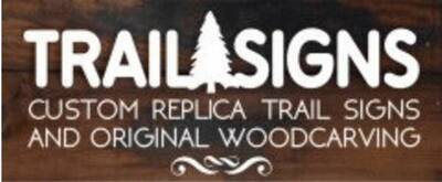 custom backpacking signs trailsigns