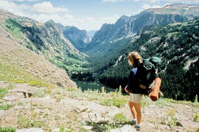 backpacking in grand teton women in backpacking