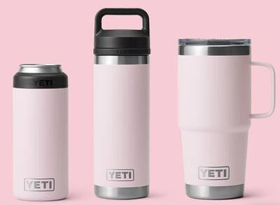 Yeti's pink mugs & tumblers are back in stock — shop them before