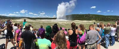 yellowstone national park vandalism in national parks