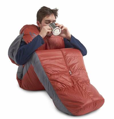 Sierra Designs Mobile Mummy wearable backpacking sleeping bag sleeping bags and quilts guide
